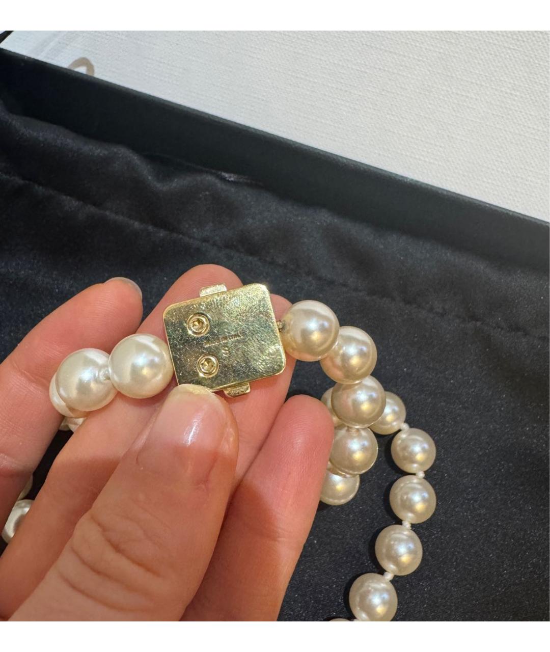 MIU MIU Белое колье, фото 5