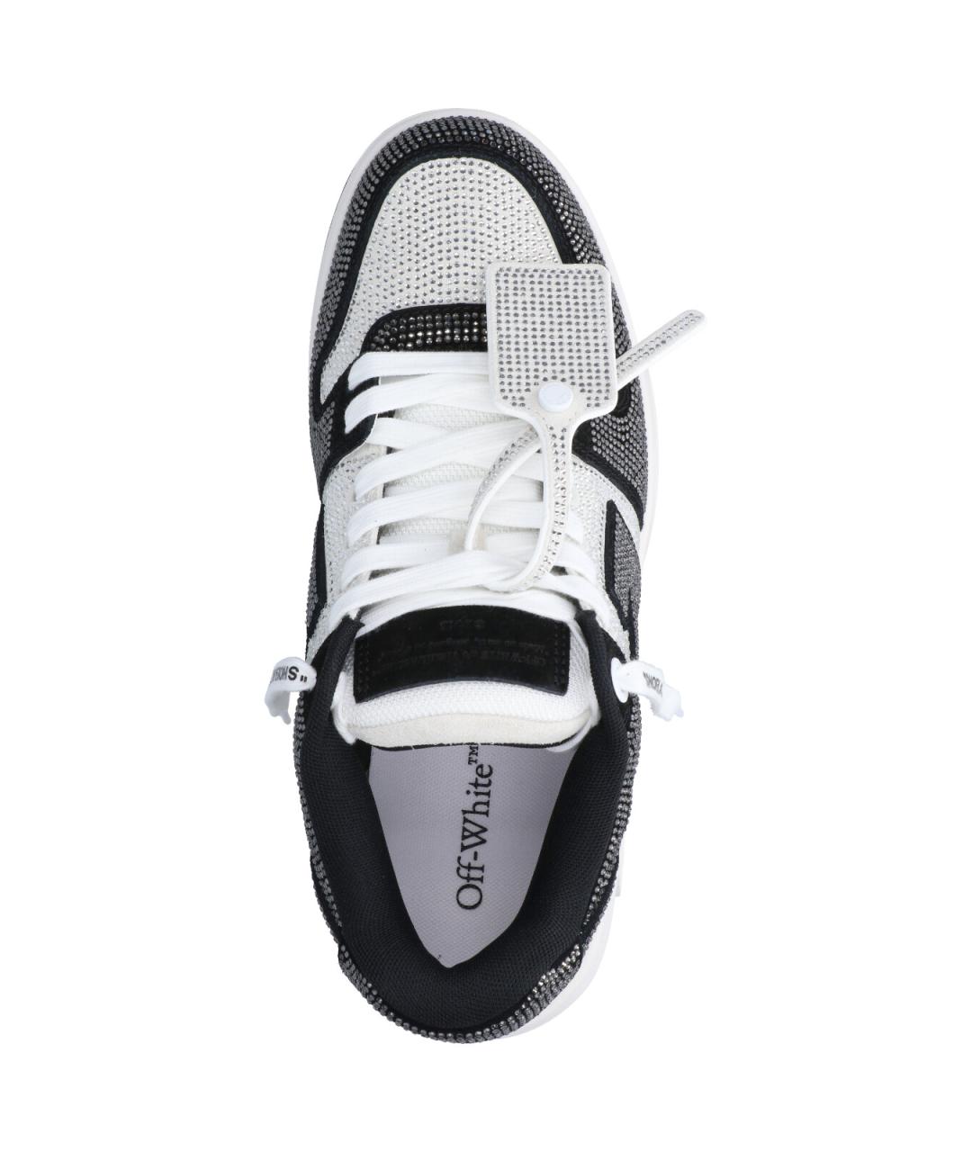 OFF-WHITE Черные низкие кроссовки / кеды, фото 5