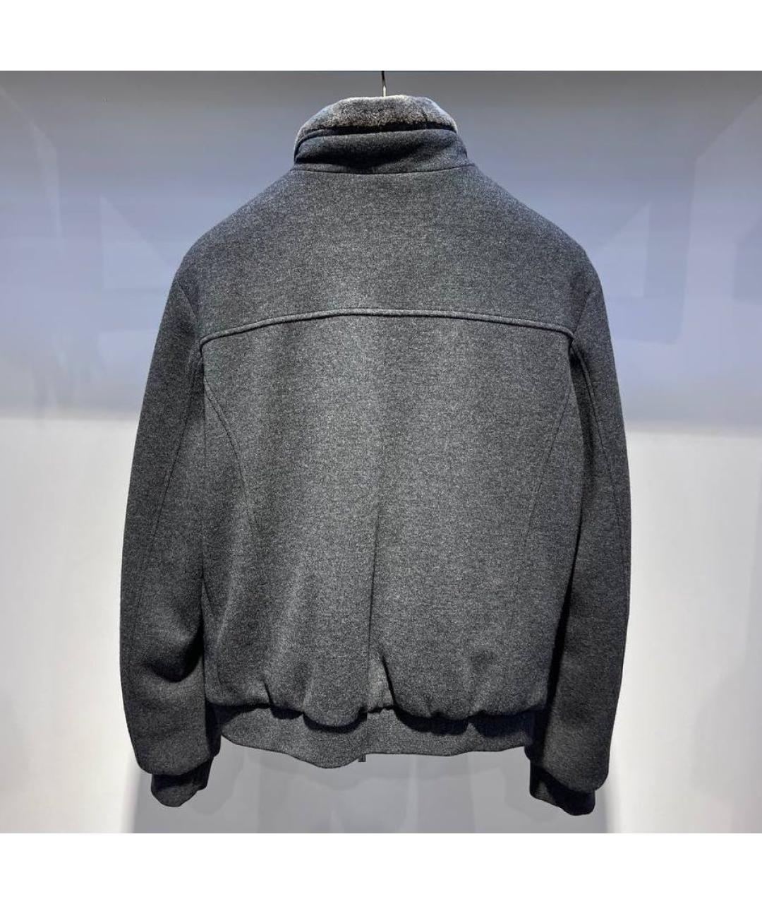 MOORER Серая кашемировая куртка, фото 3