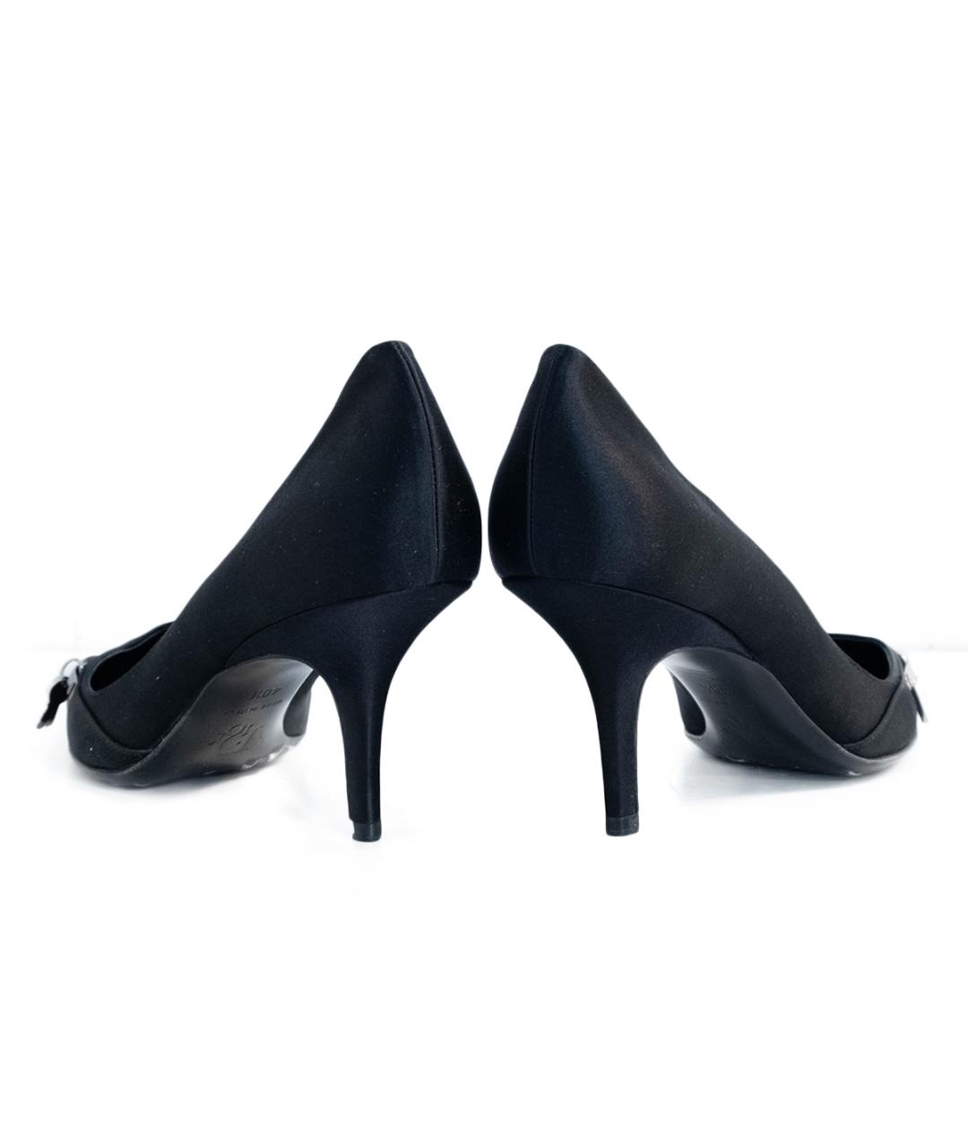 CHRISTIAN DIOR Черные кожаные туфли, фото 5