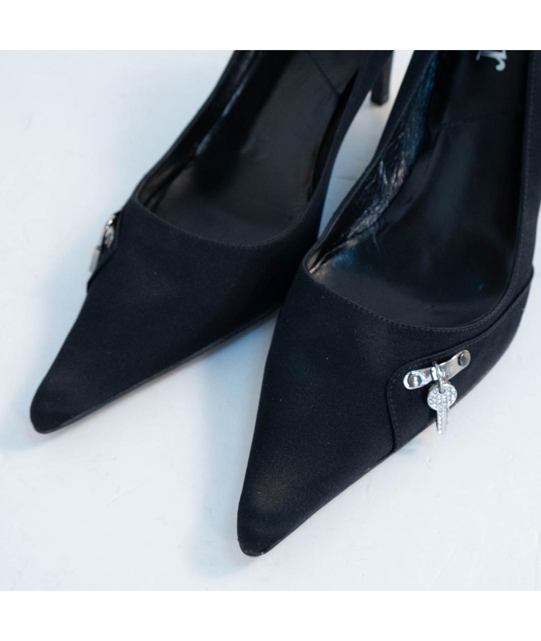 CHRISTIAN DIOR Черные кожаные туфли, фото 3