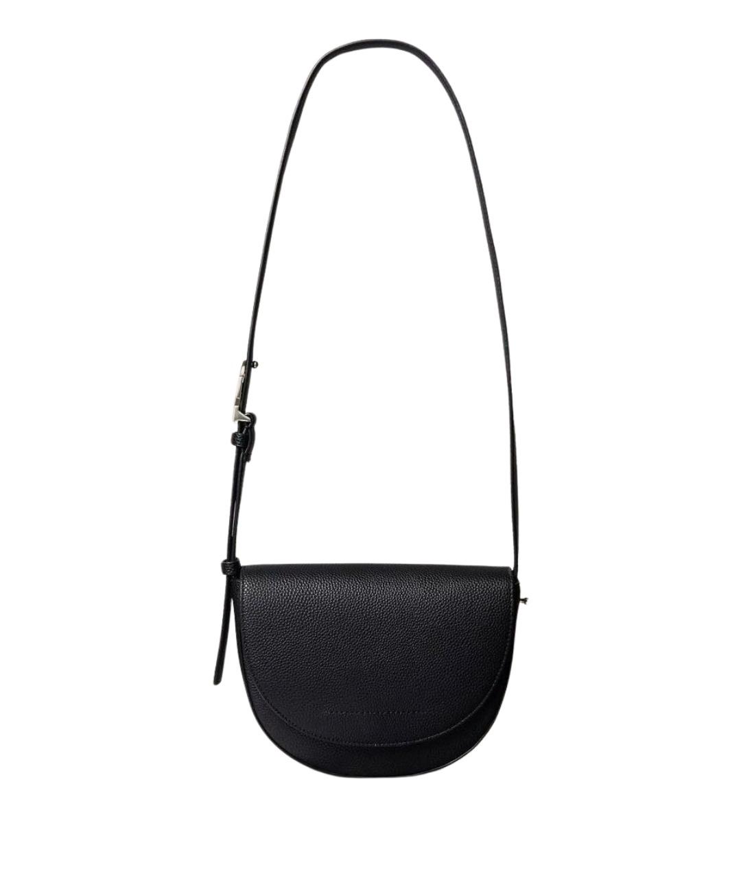 CALVIN KLEIN Черная сумка через плечо из искусственной кожи, фото 1