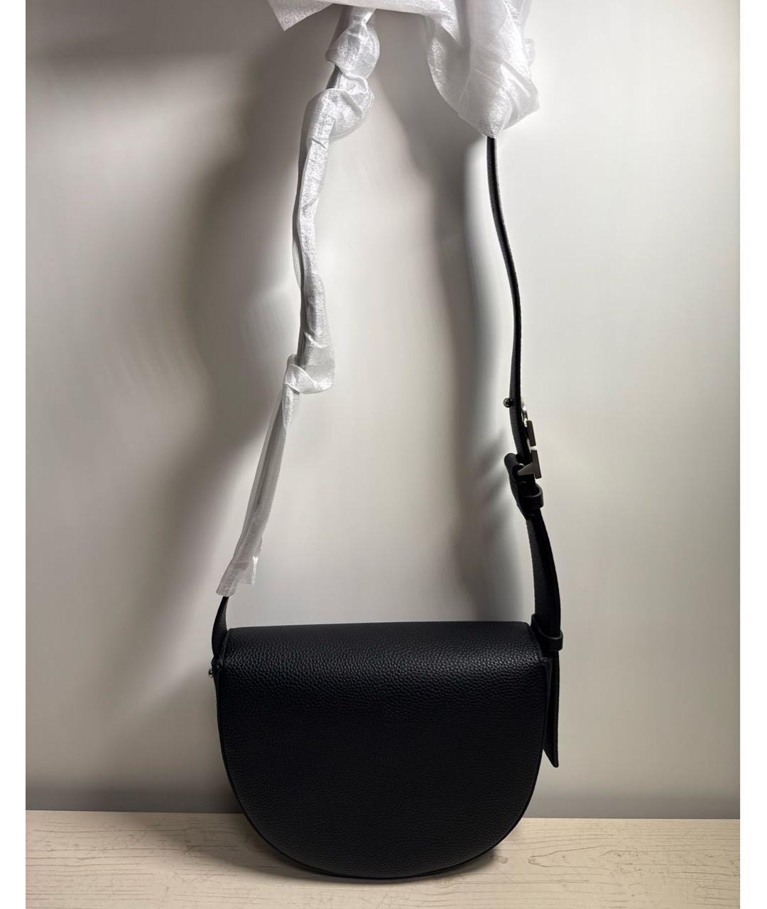 CALVIN KLEIN Черная сумка через плечо из искусственной кожи, фото 8