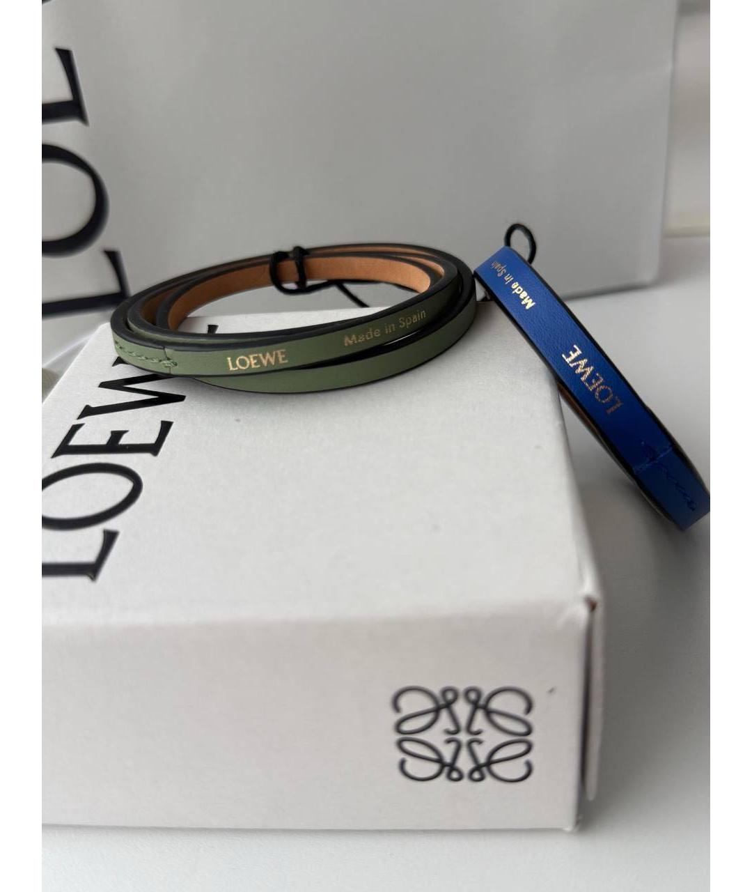 LOEWE Мульти кожаный браслет, фото 7