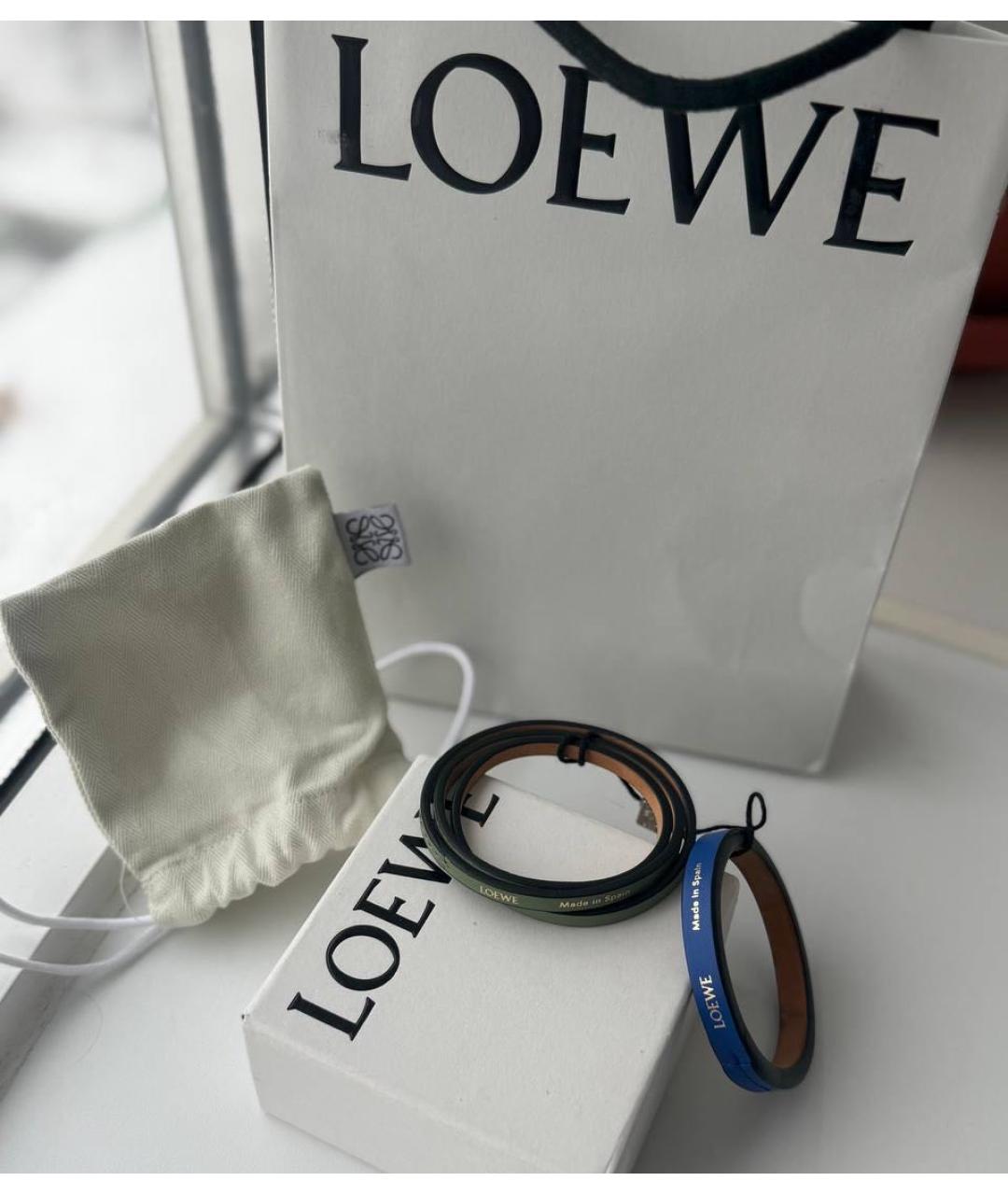 LOEWE Мульти кожаный браслет, фото 8