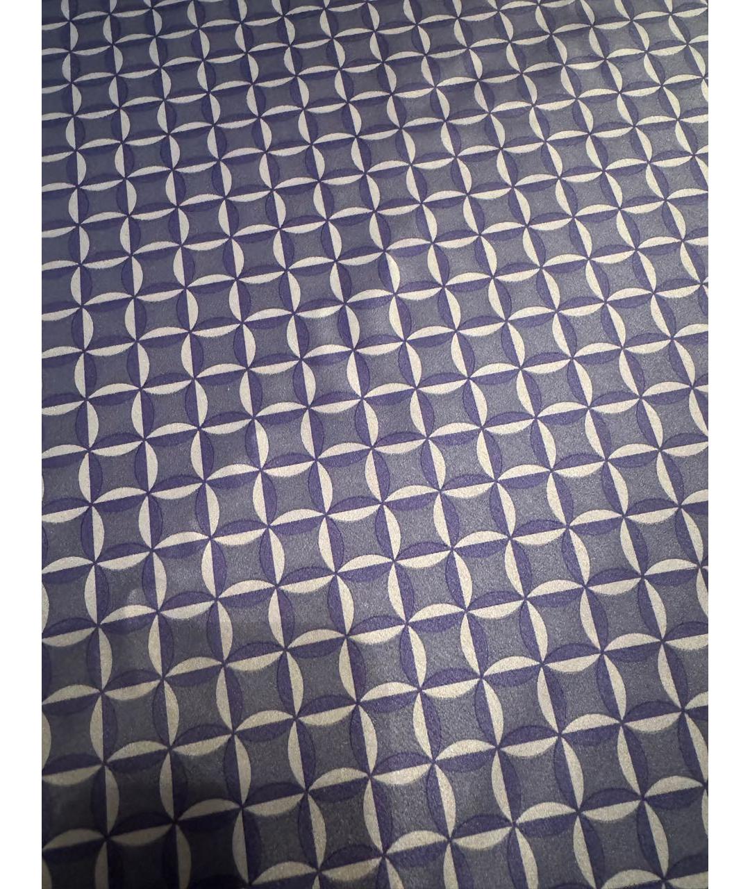 BRIONI Синий шелковый платок, фото 4