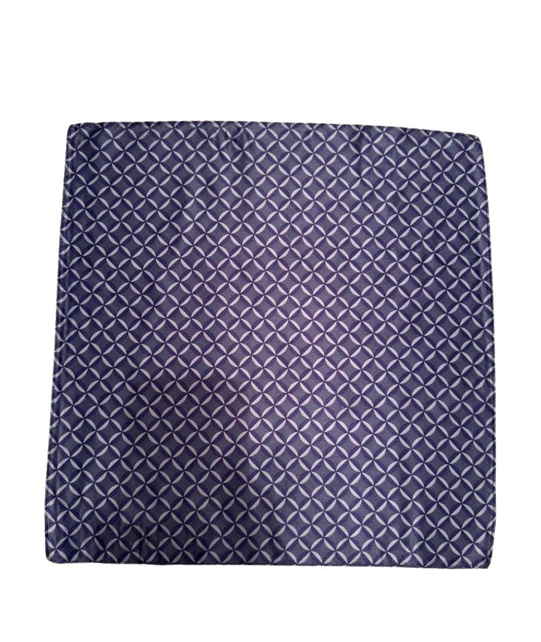 BRIONI Синий шелковый платок, фото 1