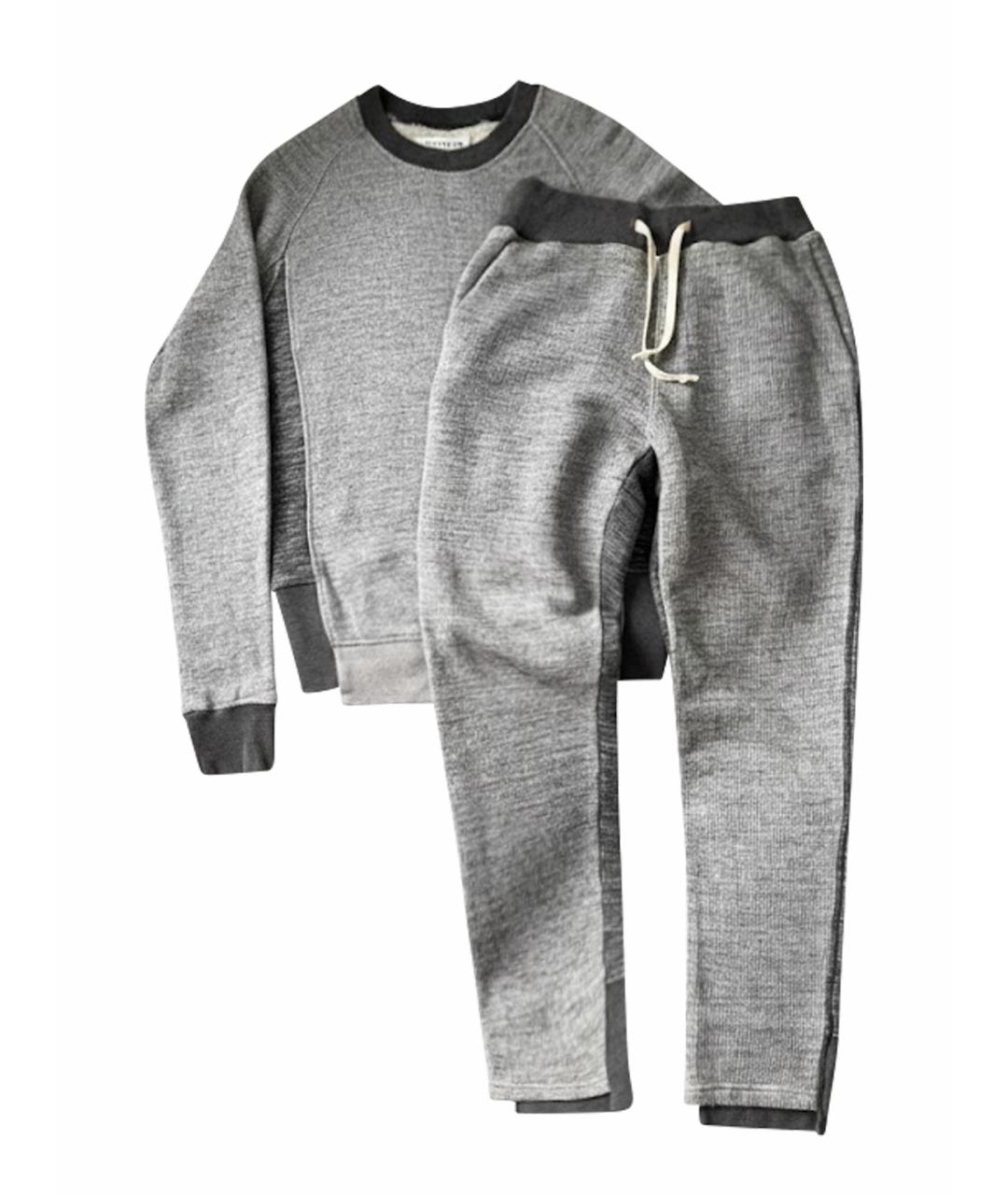 MAISON MARGIELA Серый хлопковый спортивный костюм, фото 1