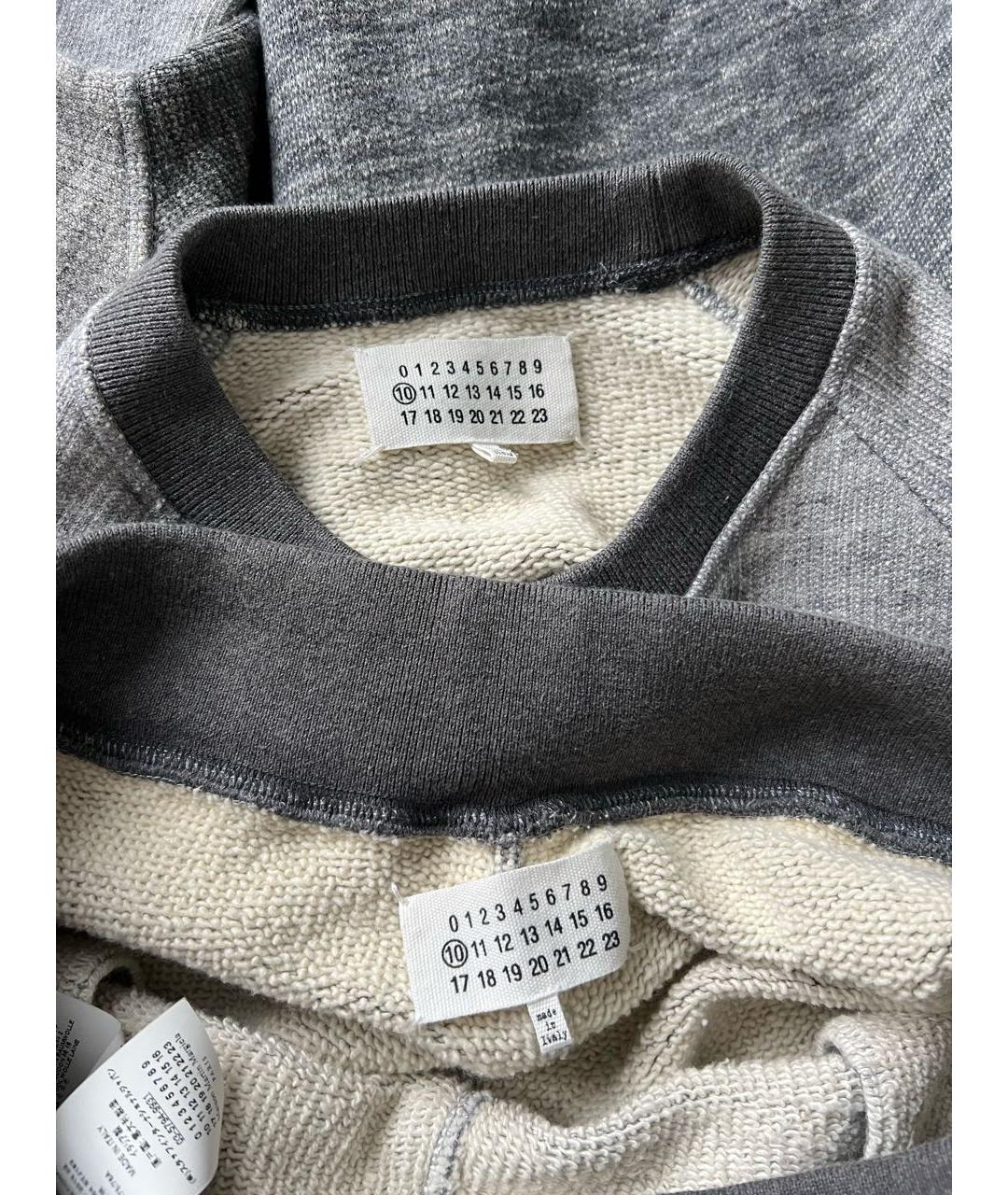 MAISON MARGIELA Серый хлопковый спортивный костюм, фото 2