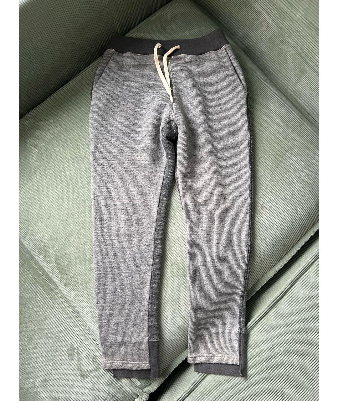 MAISON MARGIELA Серый хлопковый спортивный костюм, фото 4