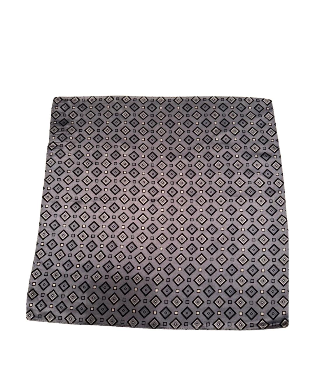 BRIONI Синий шелковый платок, фото 1