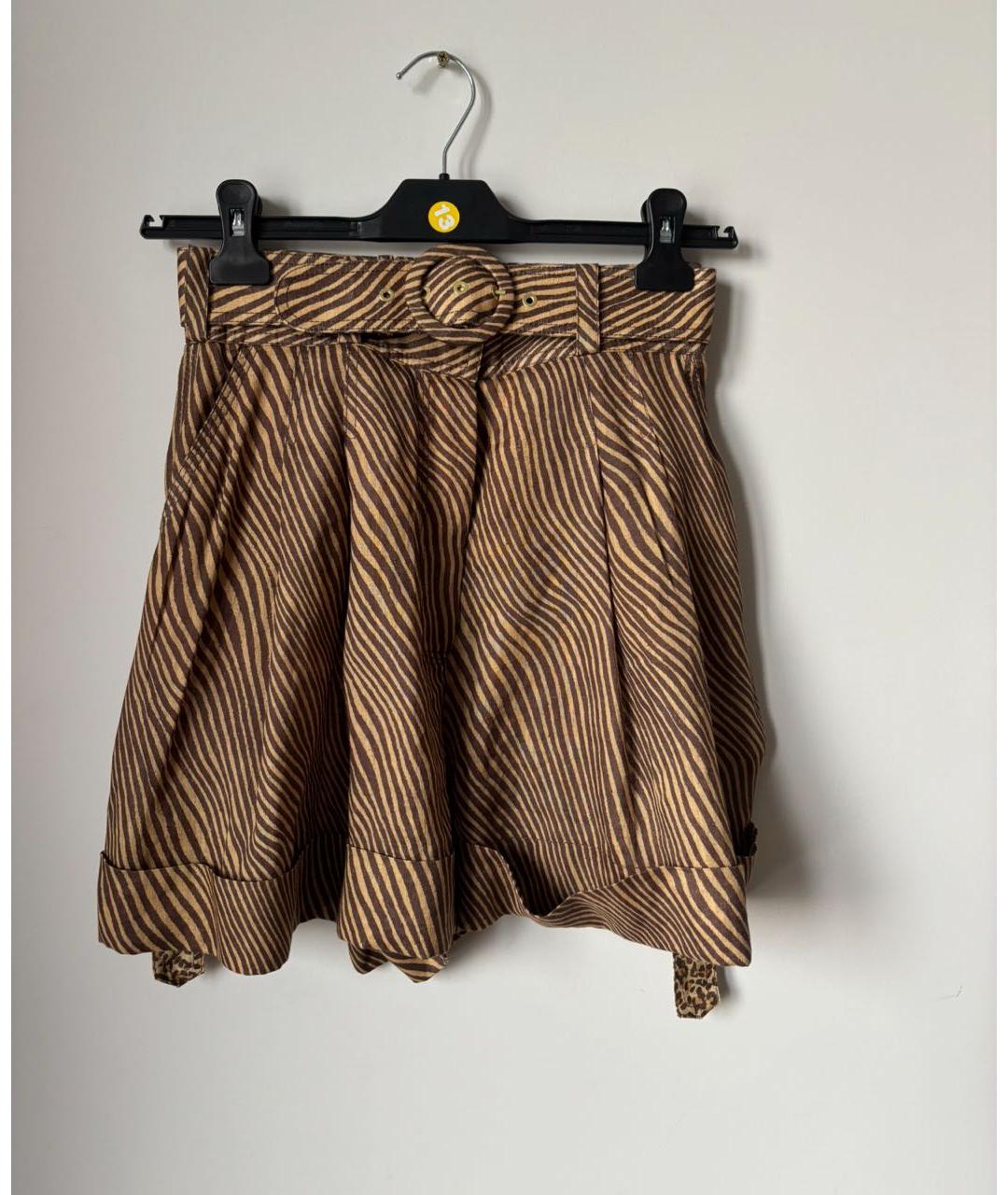 ZIMMERMANN Горчичные льняные шорты, фото 4