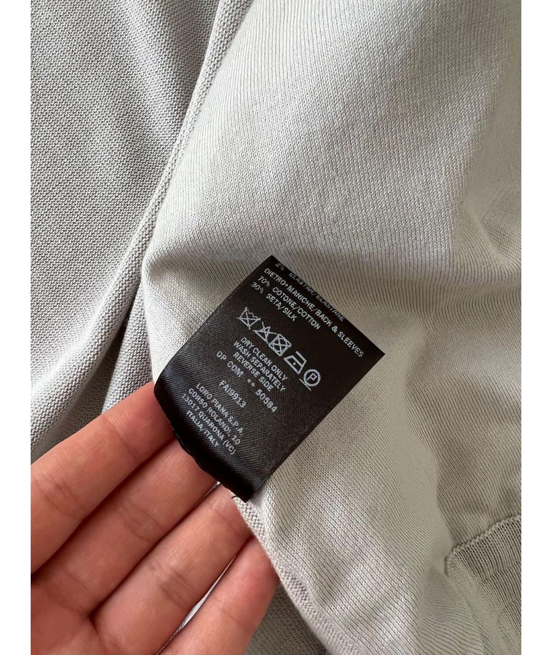 LORO PIANA Серый тренч / плащ, фото 8