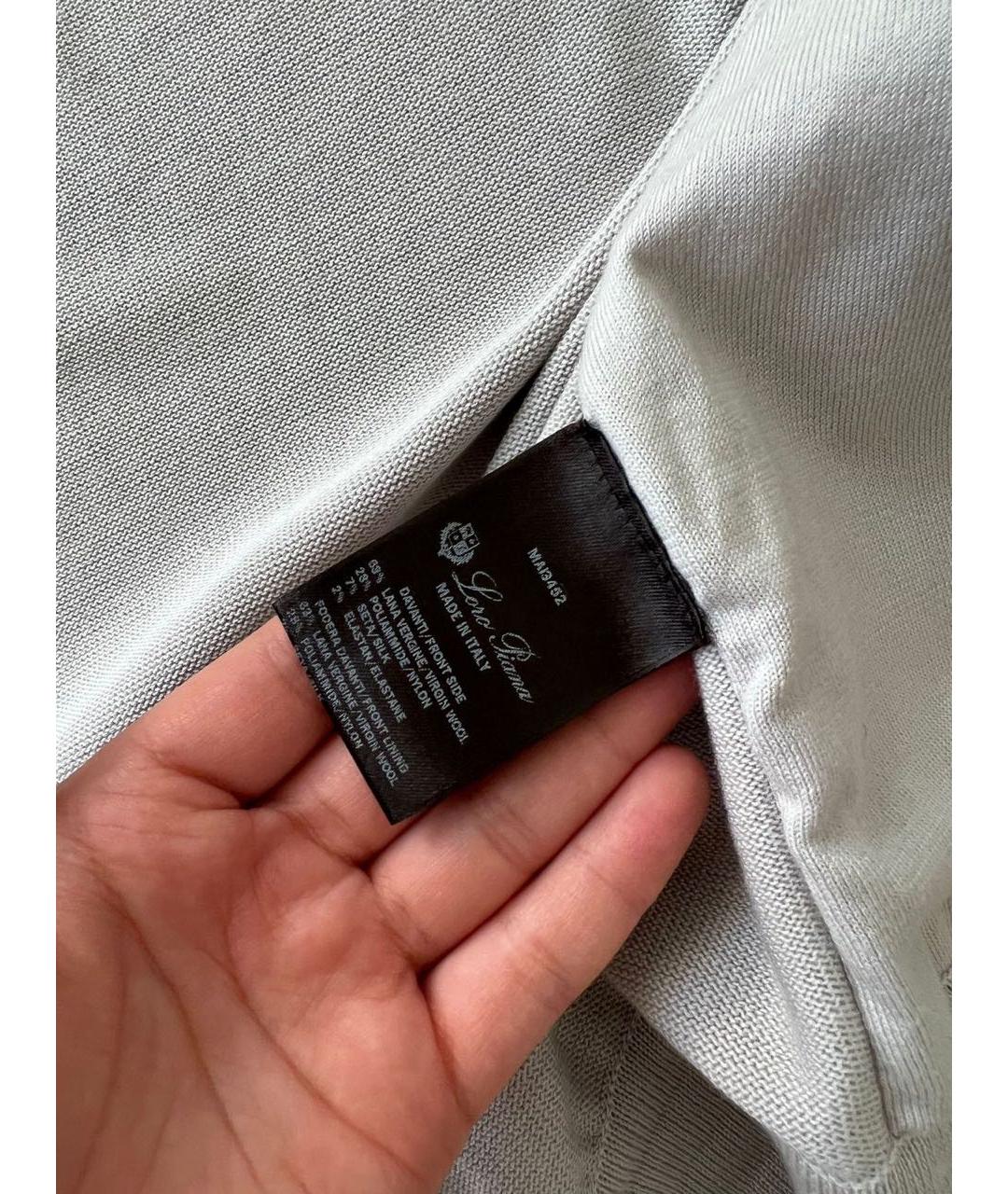LORO PIANA Серый тренч / плащ, фото 6