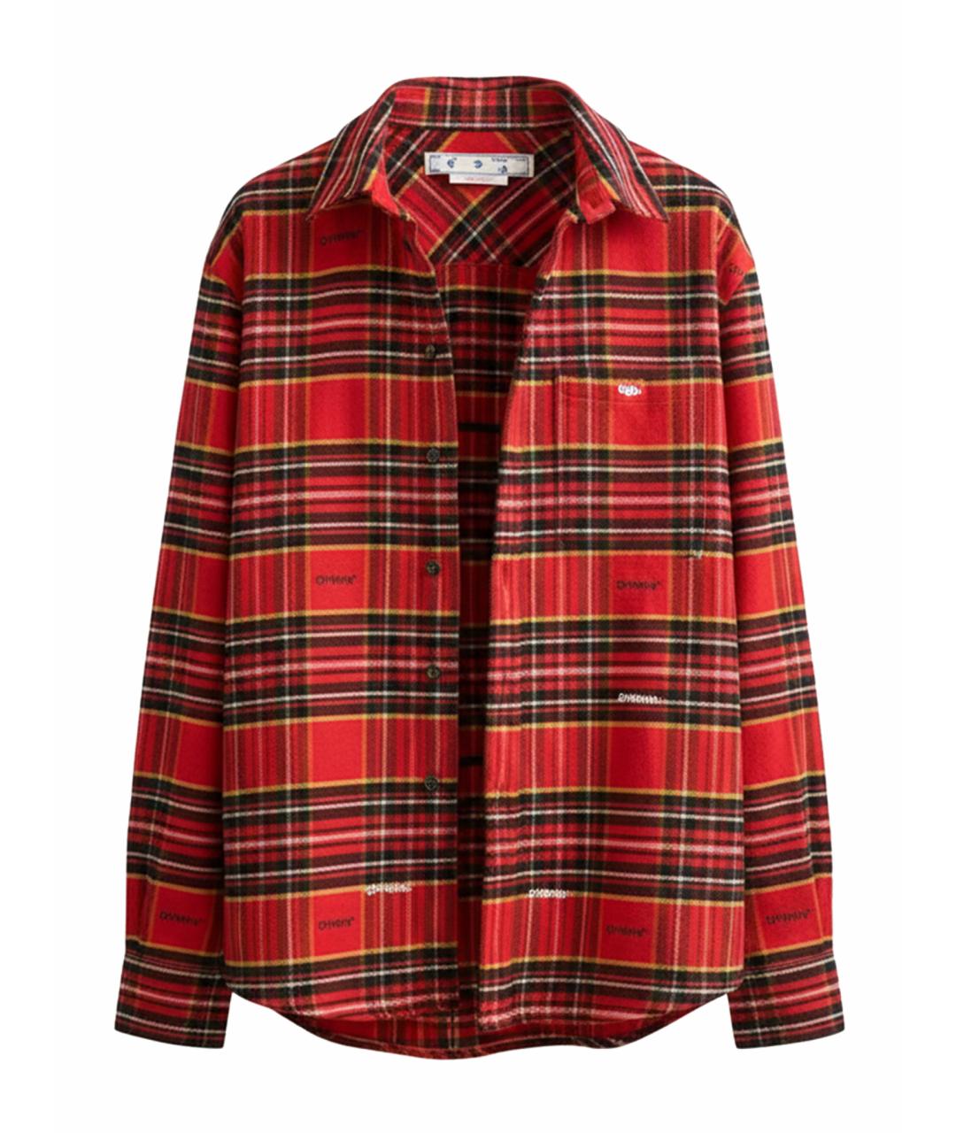 OFF-WHITE Красная рубашка, фото 1