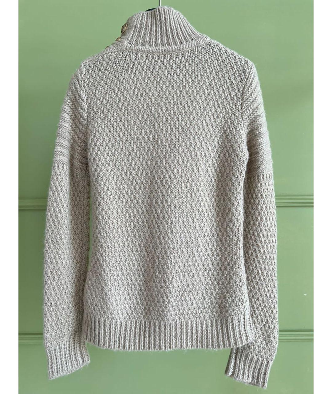 BALMAIN Коричневый джемпер / свитер, фото 3