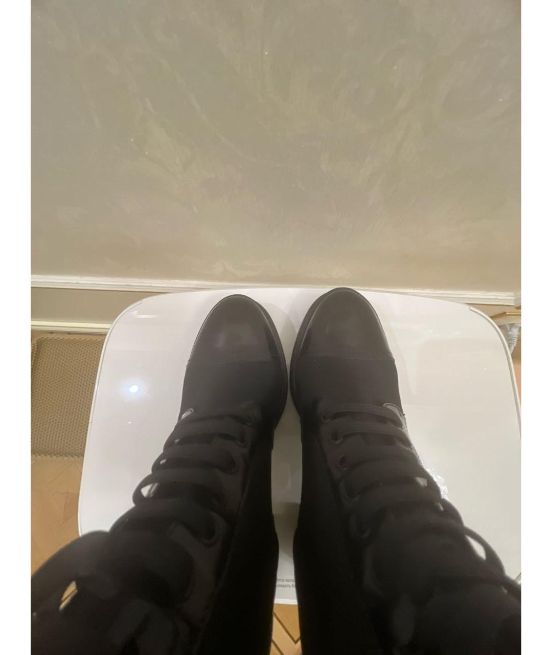 PRADA Черные кожаные ботильоны, фото 3