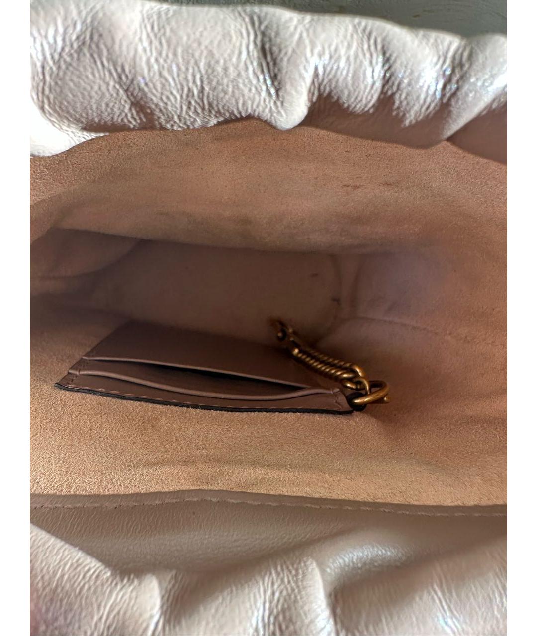 GUCCI Коричневая кожаная сумка через плечо, фото 4