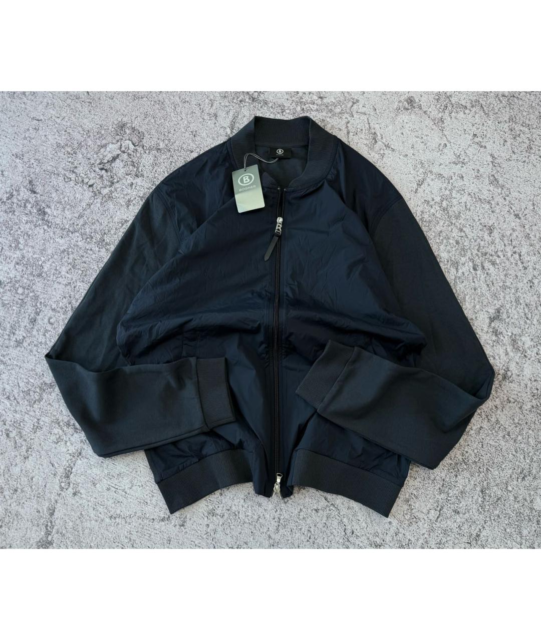 BOGNER Темно-синяя полиамидовая куртка, фото 8