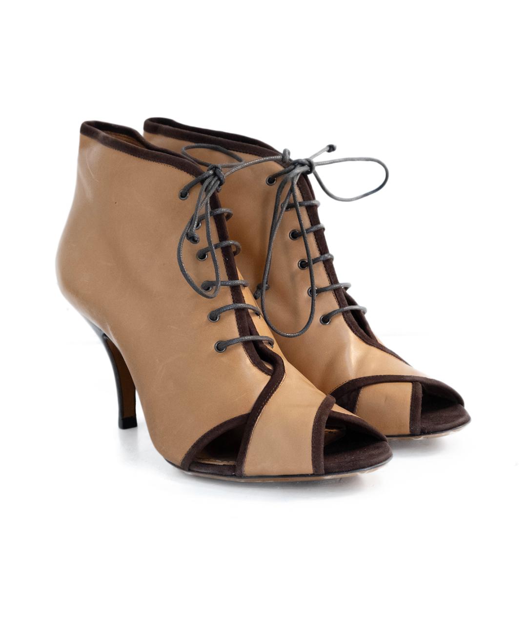 GIVENCHY Коричневые кожаные ботильоны, фото 2