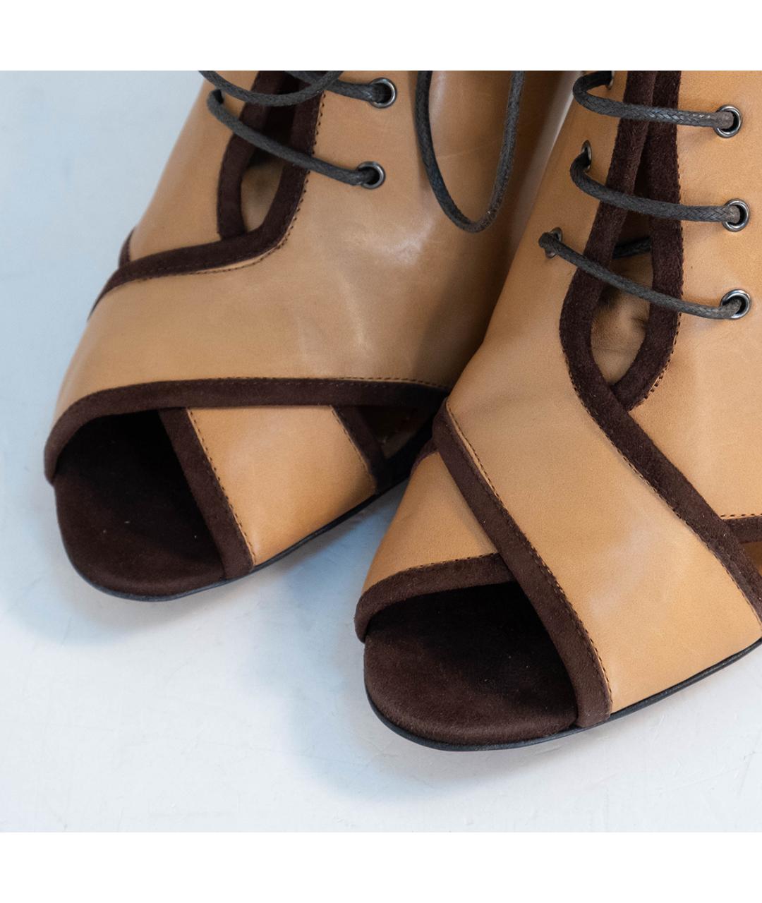 GIVENCHY Коричневые кожаные ботильоны, фото 3