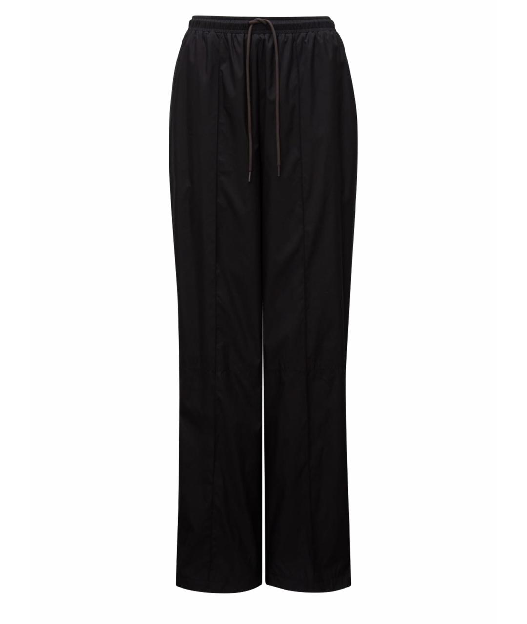 12 STOREEZ Черные полиэстеровые прямые брюки, фото 6