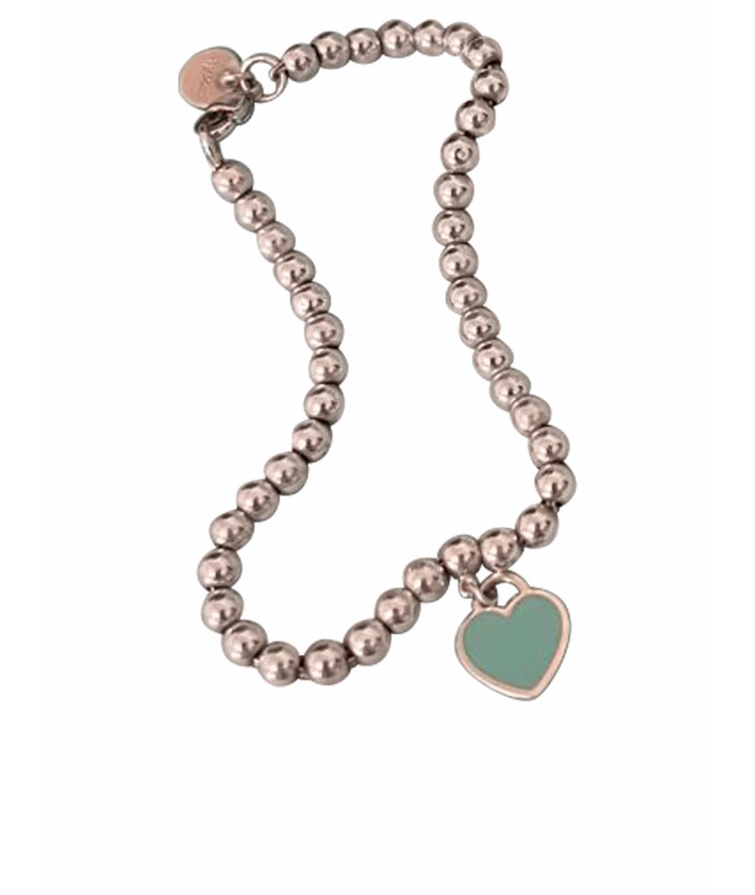 TIFFANY&CO Бирюзовый серебряный браслет, фото 1