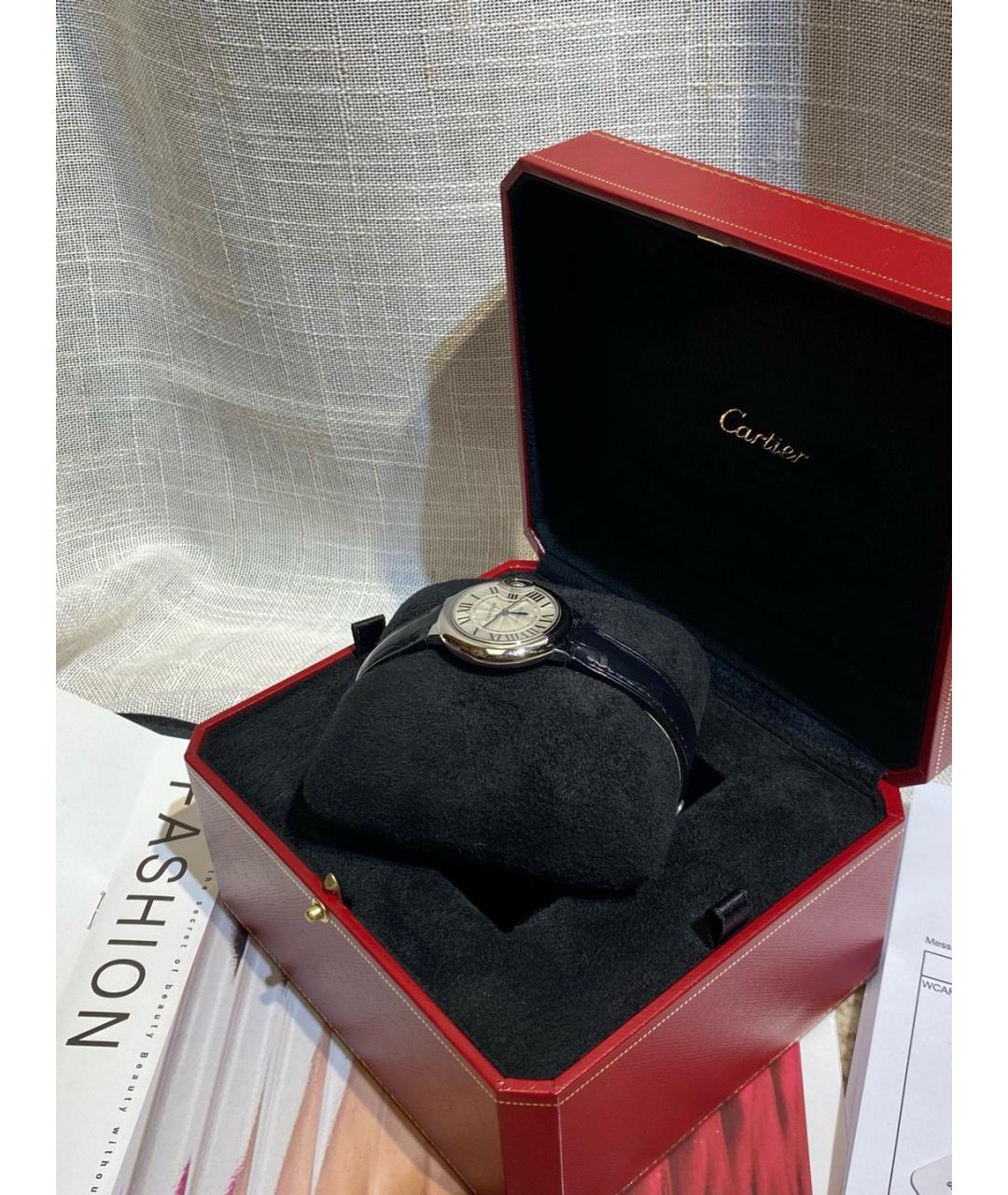 CARTIER Белые металлические часы, фото 3