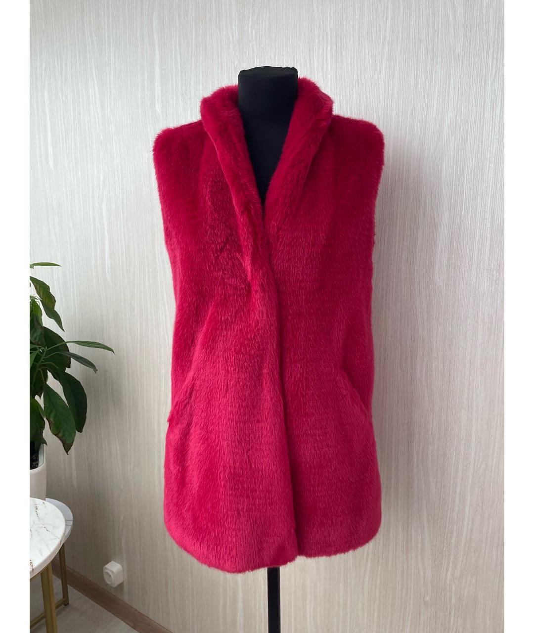 EMPORIO ARMANI Розовый полиэстеровый жилет, фото 7