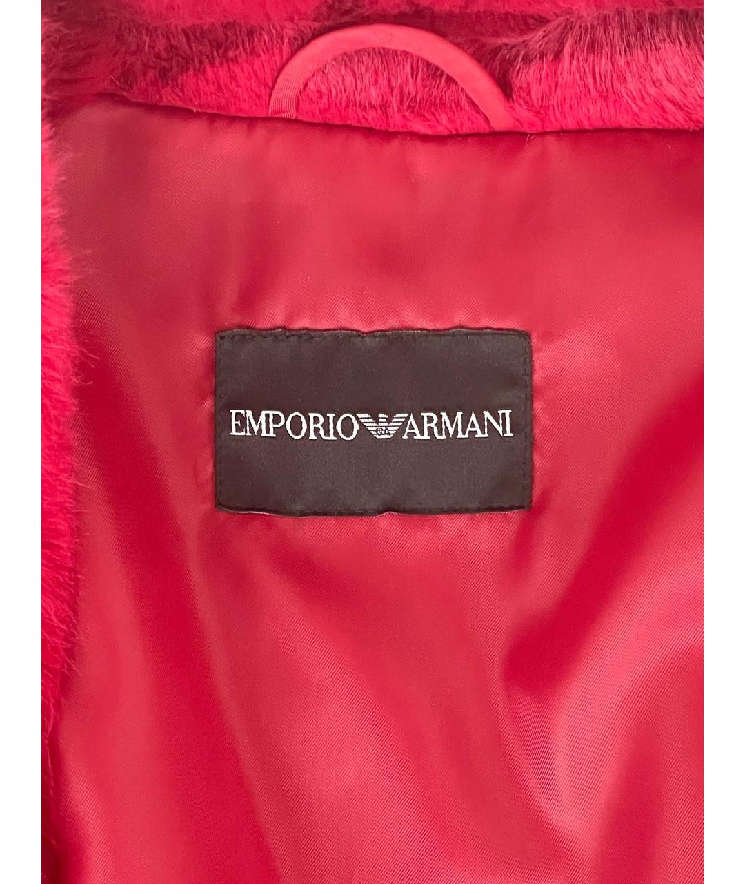 EMPORIO ARMANI Розовый полиэстеровый жилет, фото 5