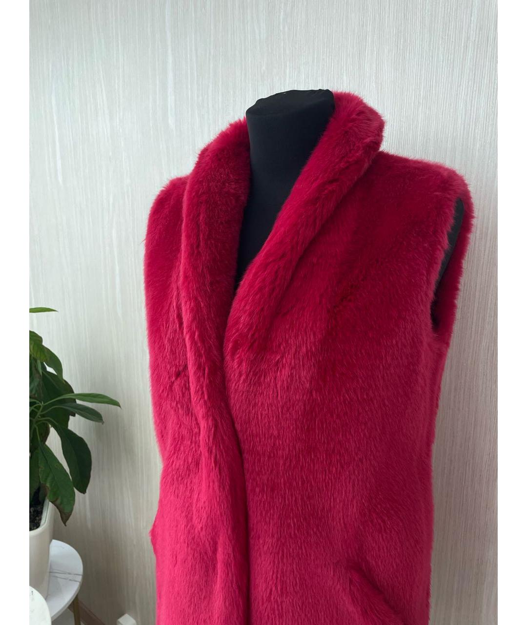 EMPORIO ARMANI Розовый полиэстеровый жилет, фото 4