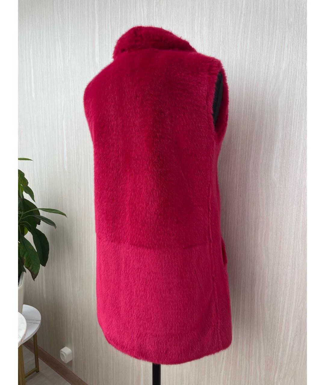 EMPORIO ARMANI Розовый полиэстеровый жилет, фото 2