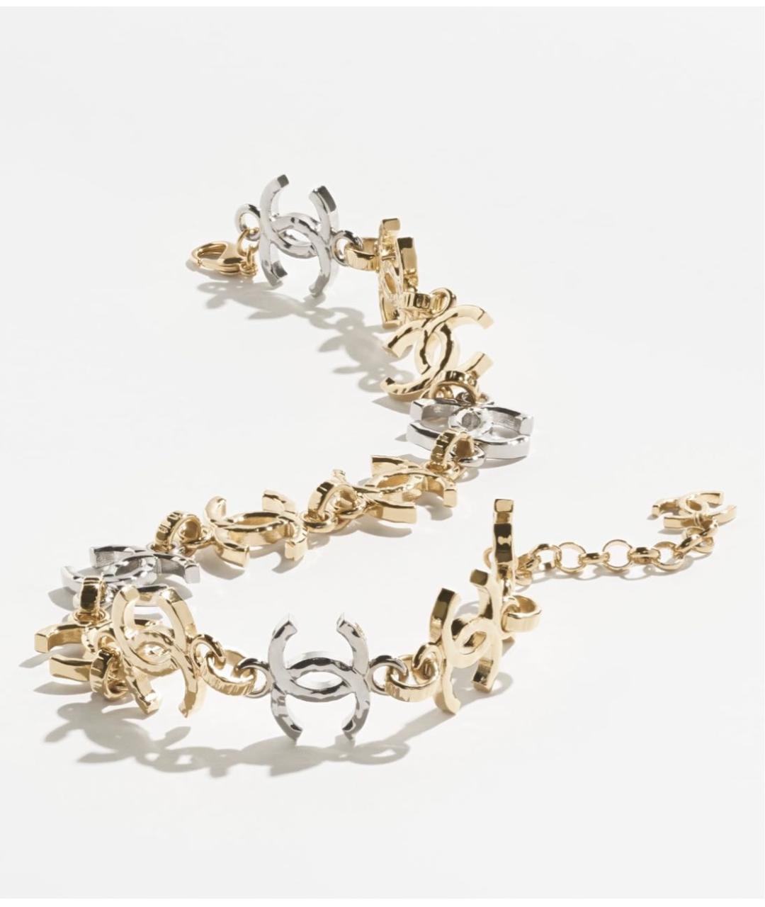 CHANEL Золотое металлическое колье, фото 2