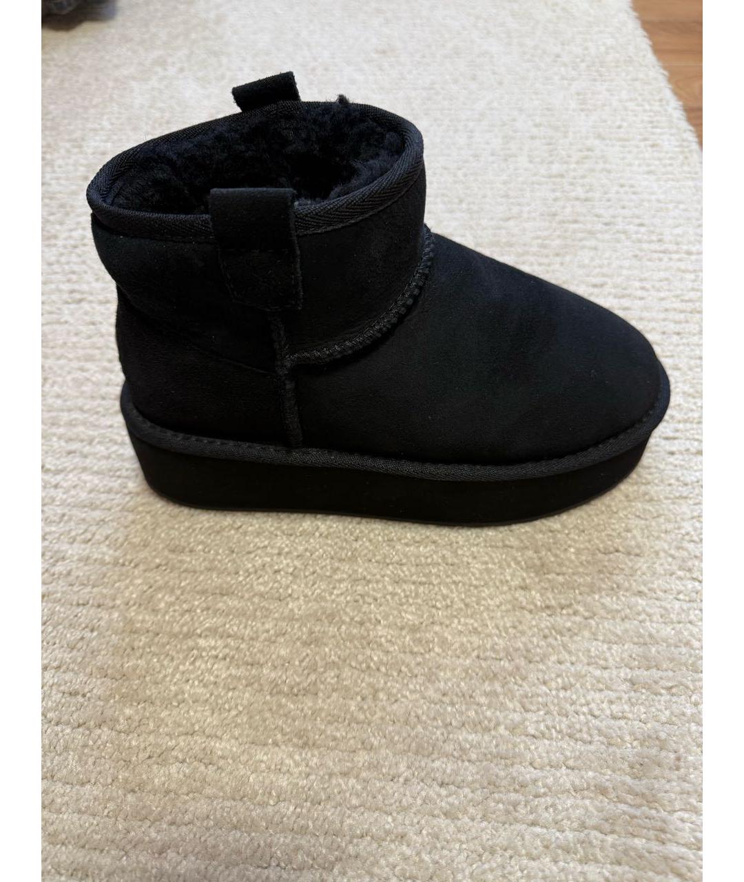EMU Черные замшевые полусапоги, фото 5