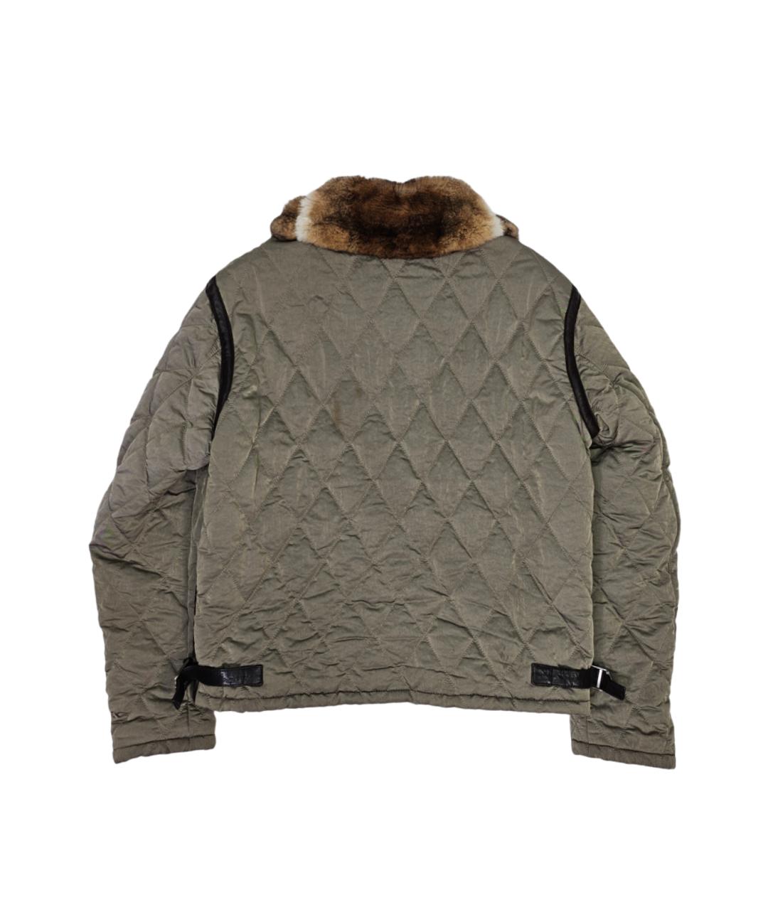 GIORGIO ARMANI Коричневая кожаная куртка, фото 2