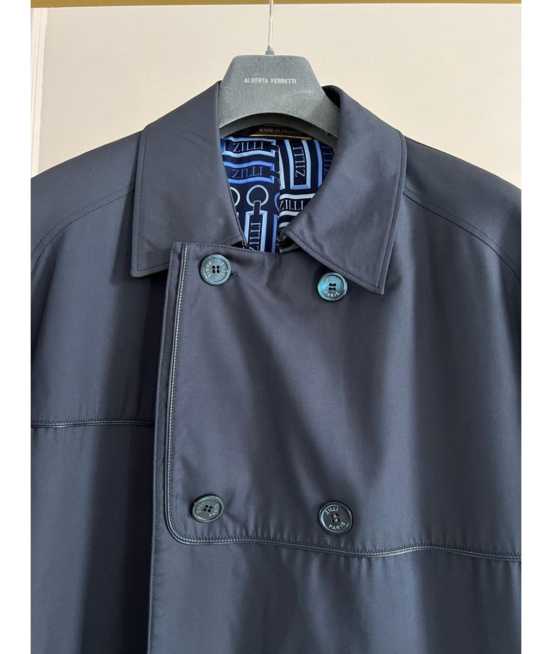 ZILLI Черный тренч/плащ, фото 2