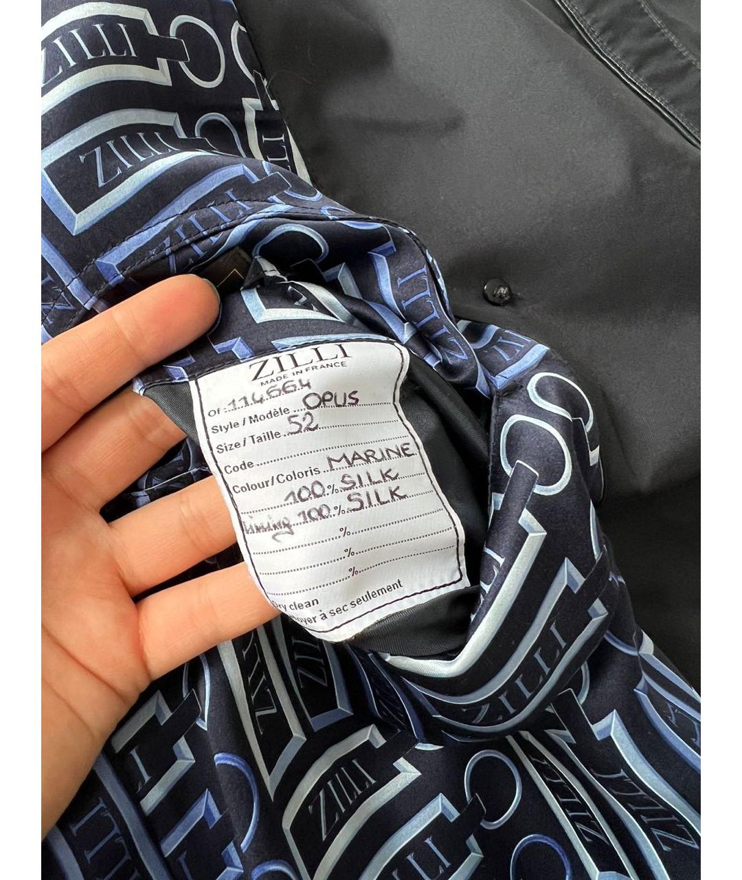 ZILLI Черный тренч/плащ, фото 8