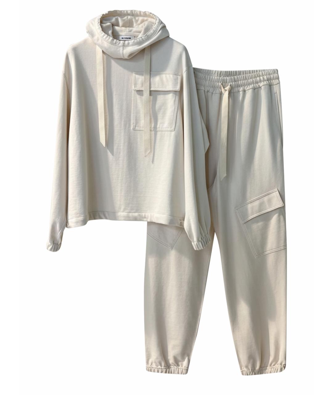 JIL SANDER Бежевый хлопковый спортивные костюмы, фото 1