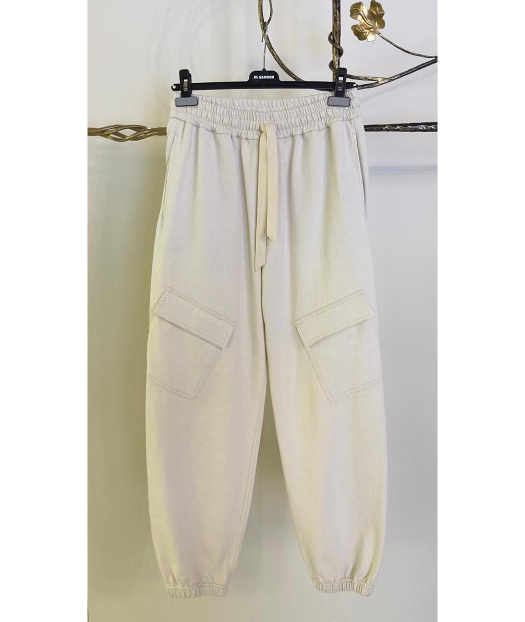 JIL SANDER Бежевый хлопковый спортивные костюмы, фото 4