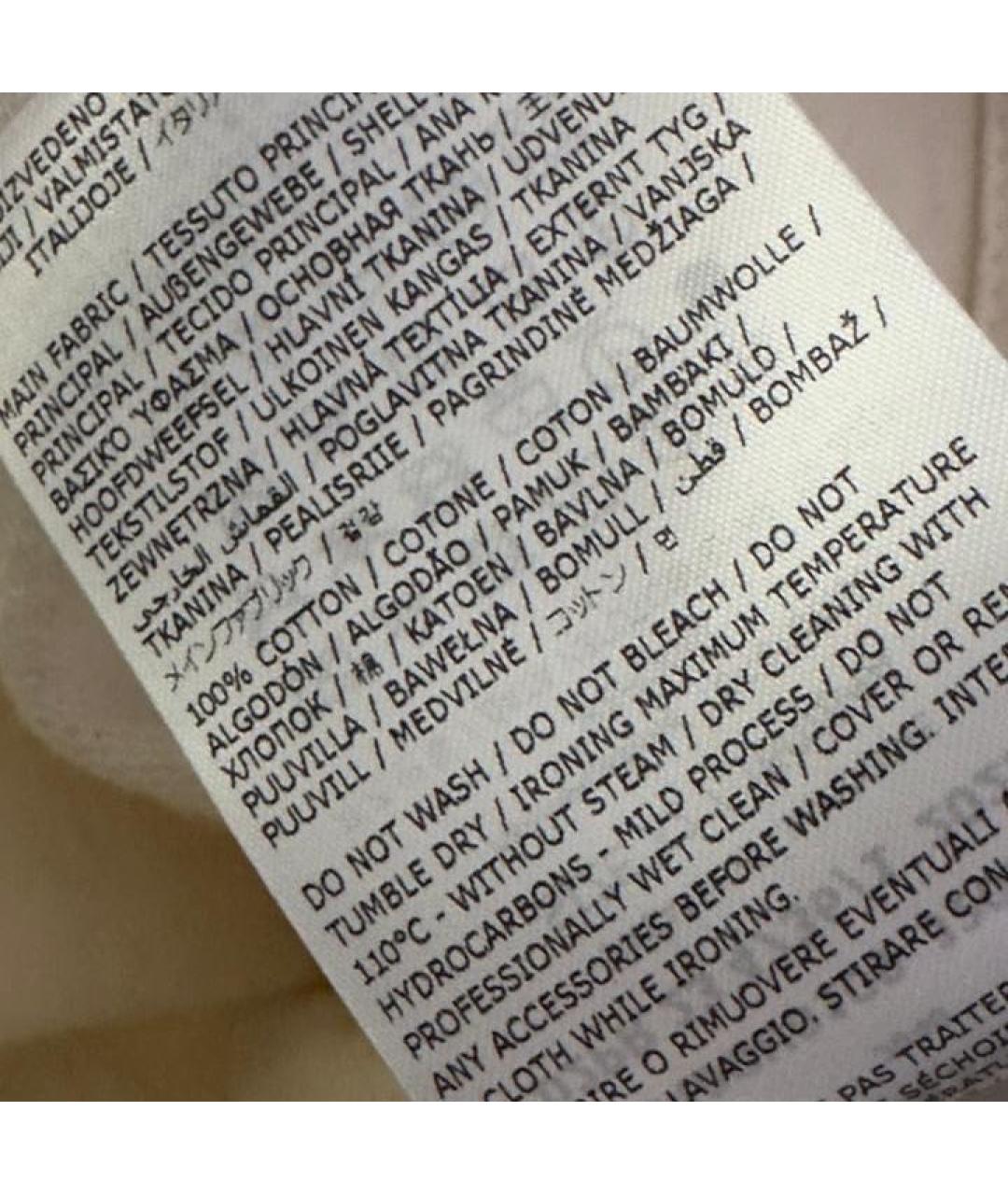 JIL SANDER Бежевый хлопковый спортивные костюмы, фото 7