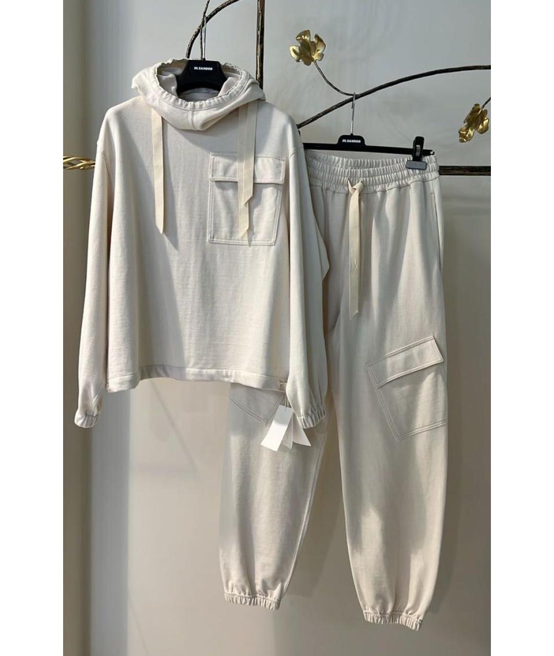 JIL SANDER Бежевый хлопковый спортивные костюмы, фото 8