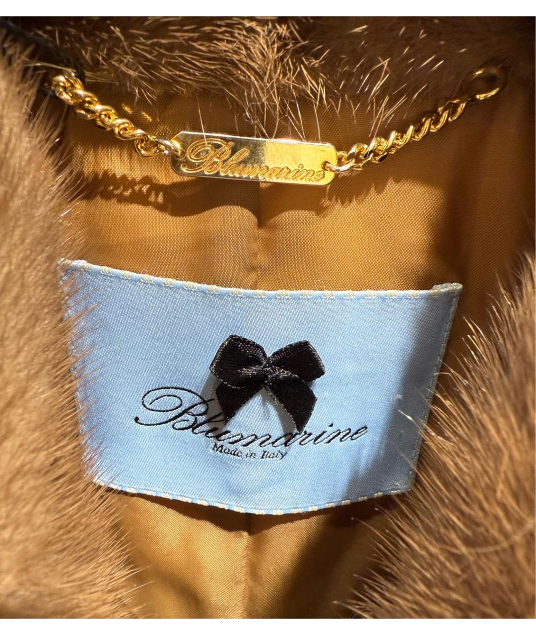 BLUMARINE Золотой пуховик, фото 6