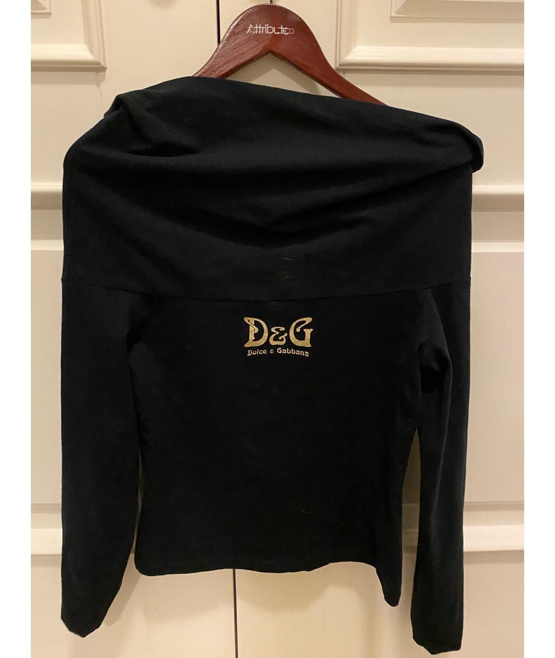 DOLCE&GABBANA Темно-синий джемпер / свитер, фото 2