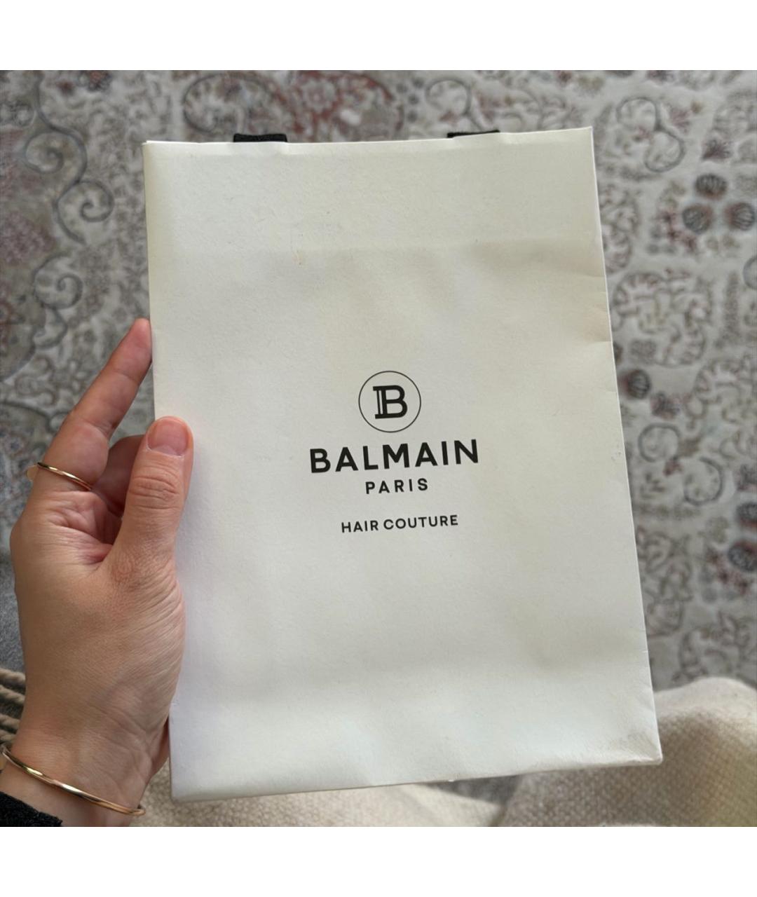 BALMAIN Белая заколка, фото 5