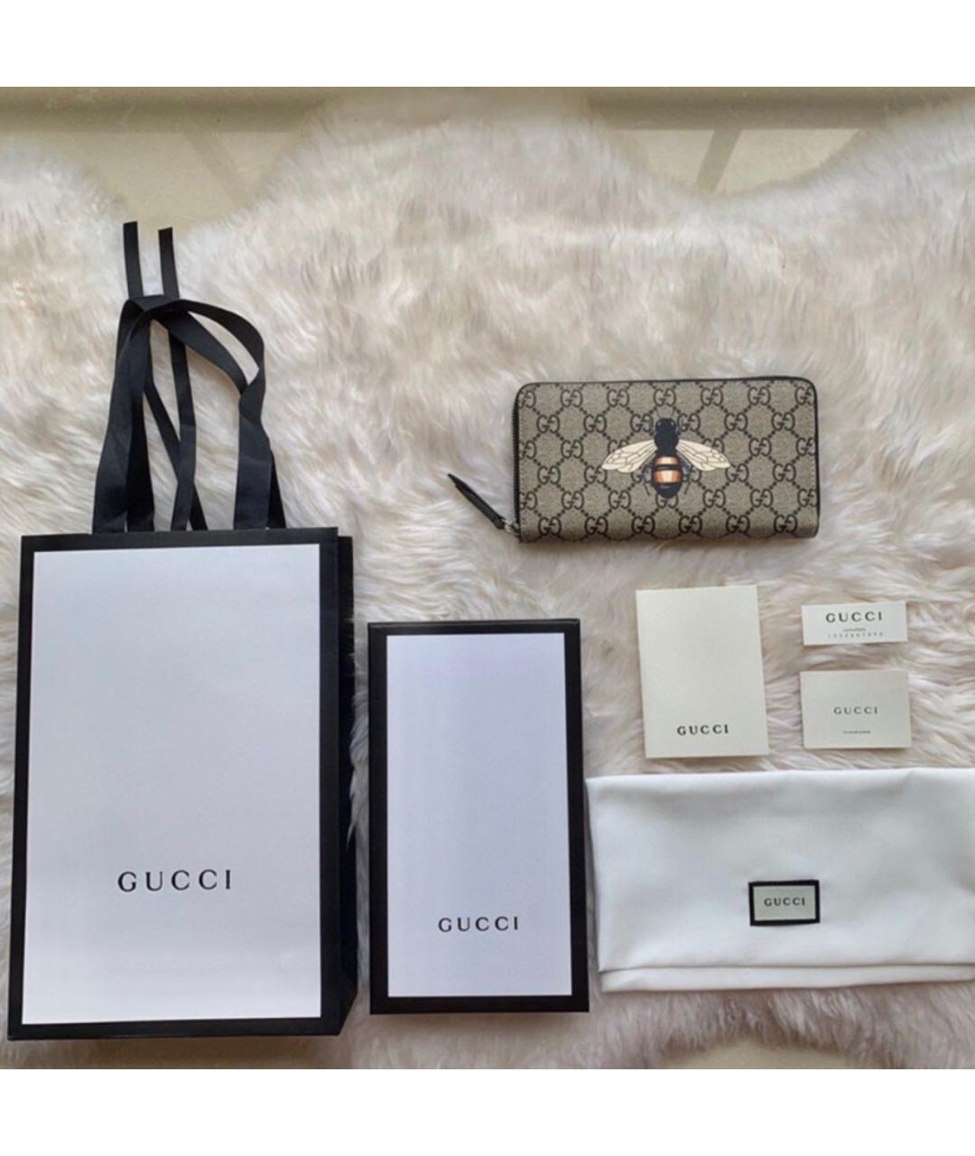 GUCCI Коричневый кошелек, фото 6