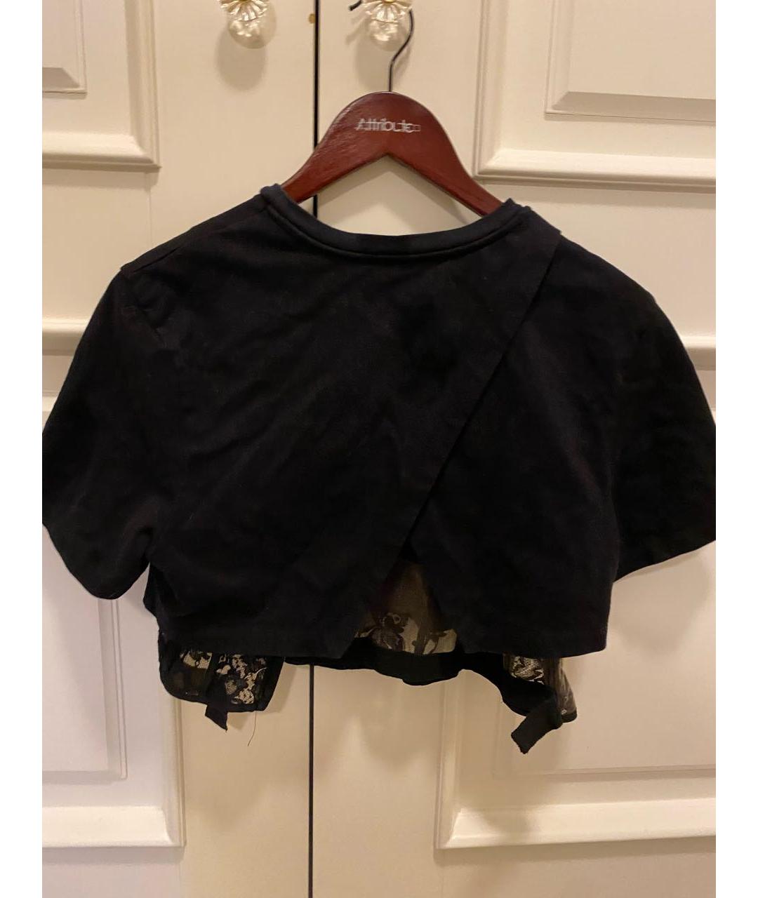 ALEXANDER MCQUEEN Черная футболка, фото 2