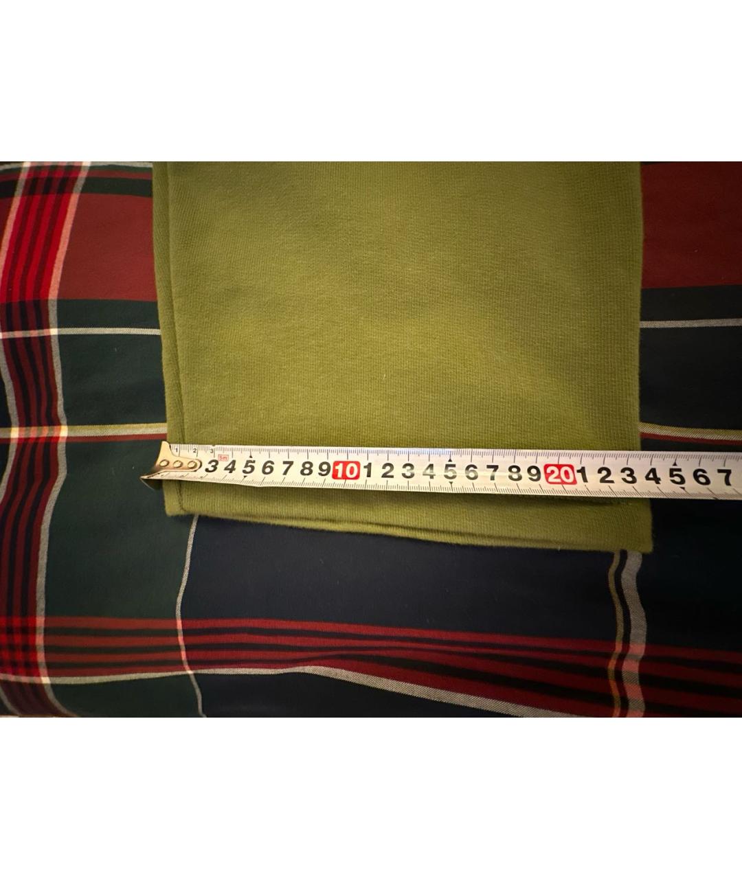 HERON PRESTON Хаки хлопковые повседневные брюки, фото 7