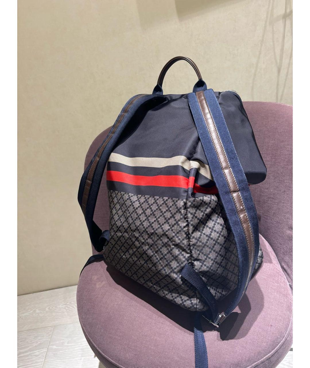 GUCCI Темно-синий рюкзак, фото 4