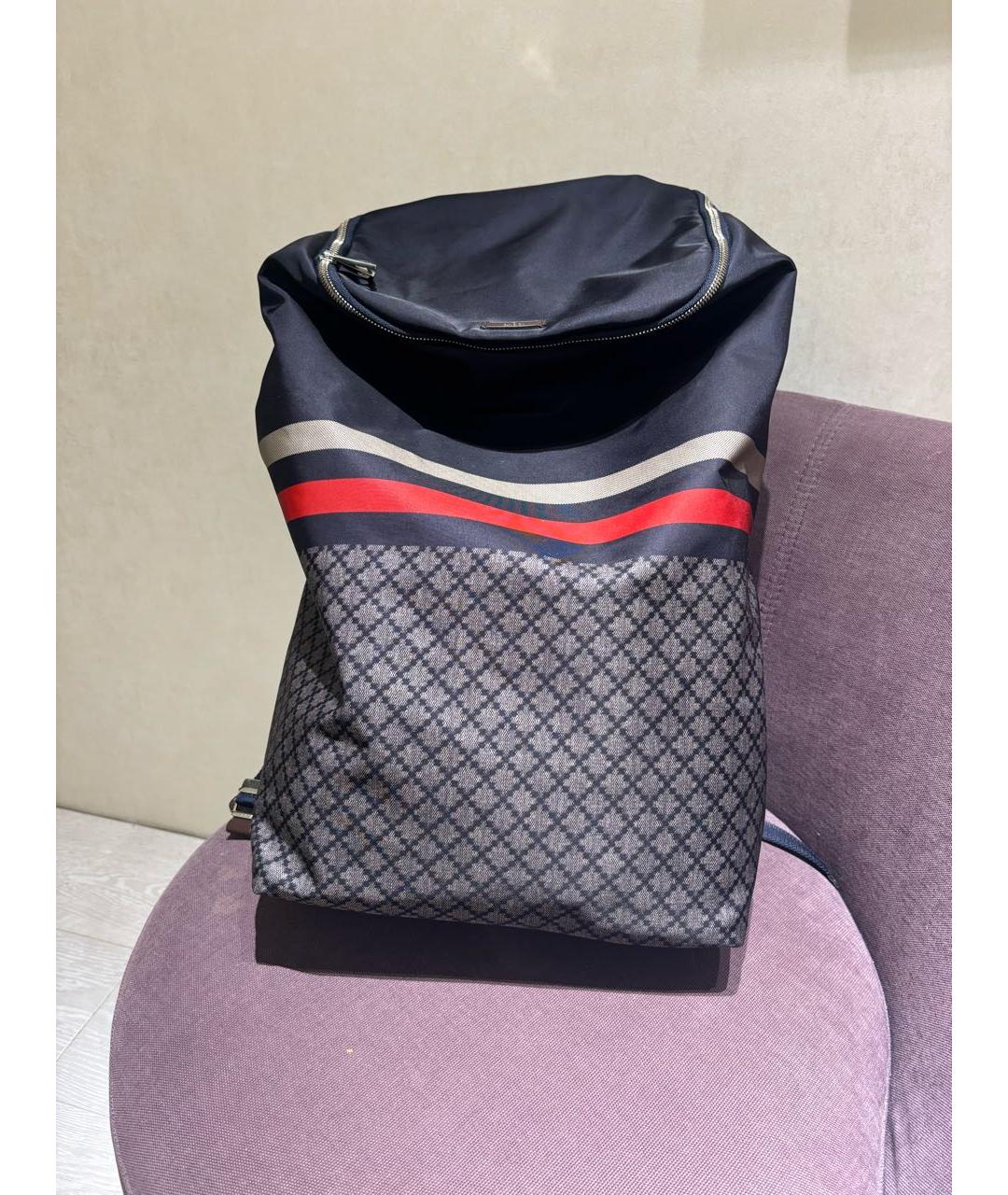 GUCCI Темно-синий рюкзак, фото 8