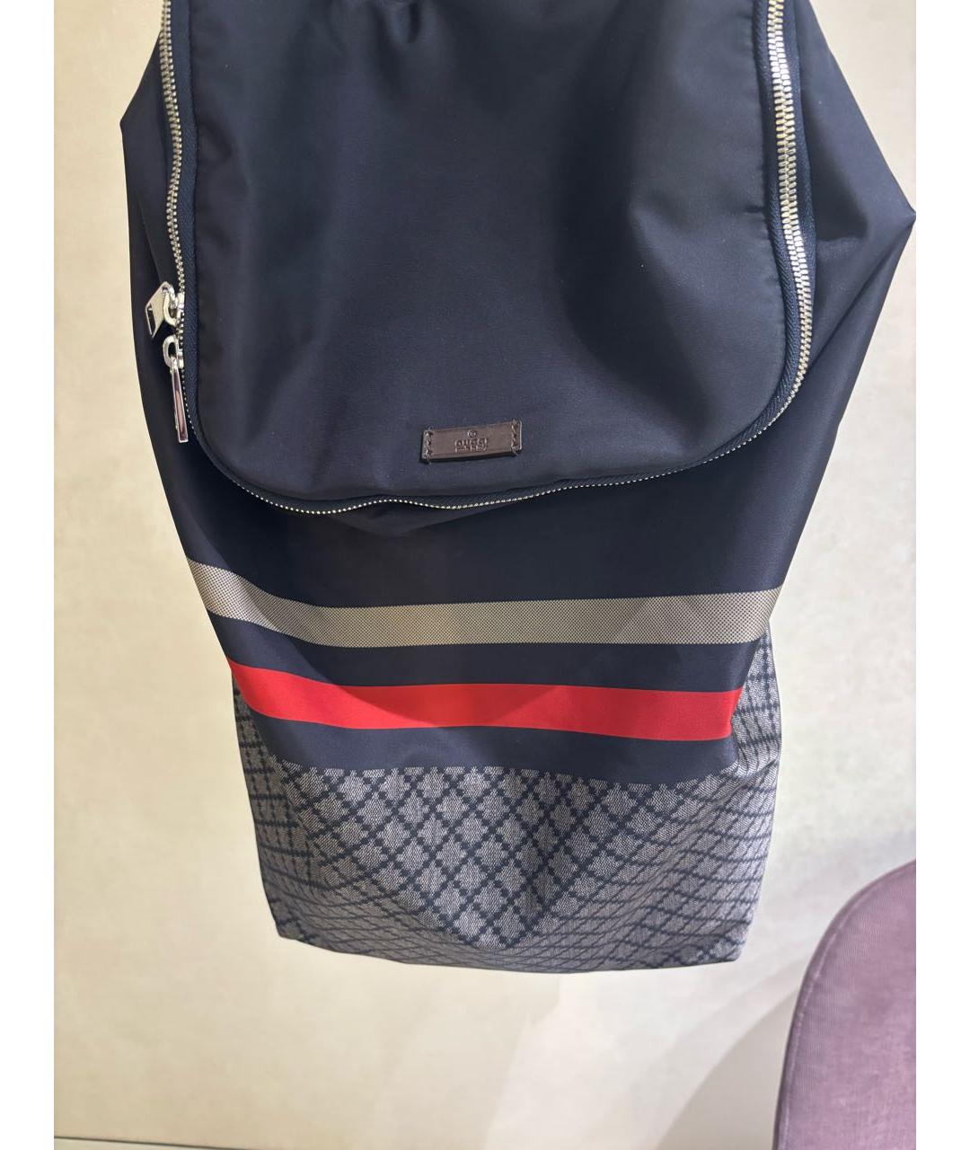 GUCCI Темно-синий рюкзак, фото 3